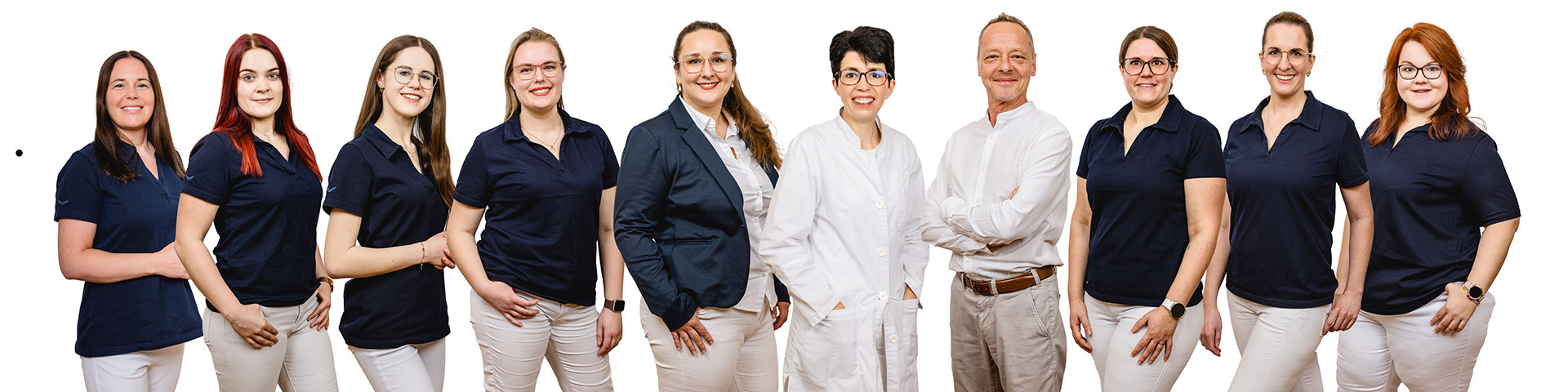 Das komplette Team der Gemeinschaftspraxis Ettlingen